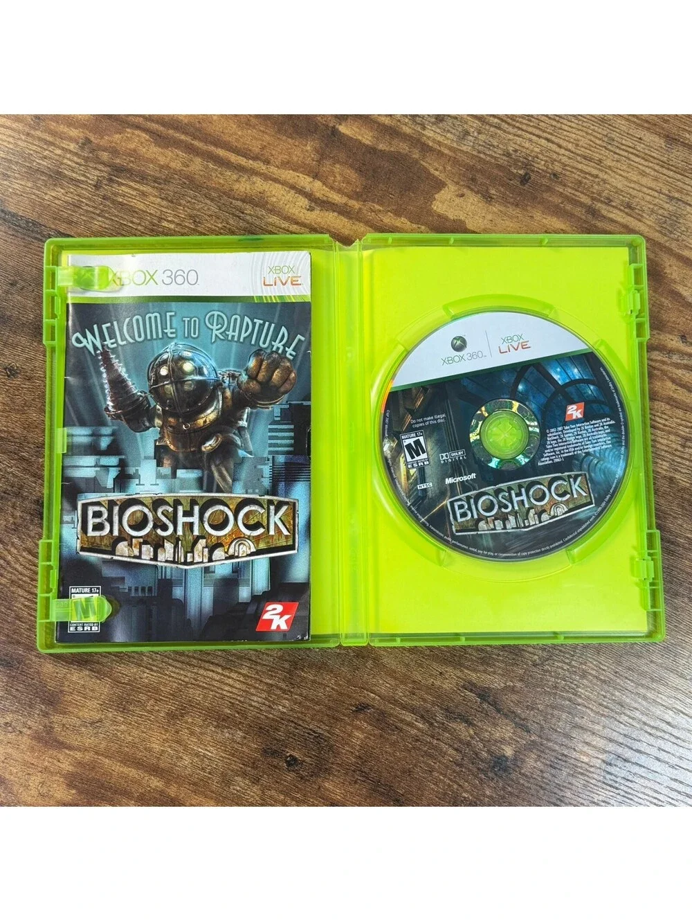 BioShock Xbox 360 CIB Complete with Manual 2K Games Tested Rapture